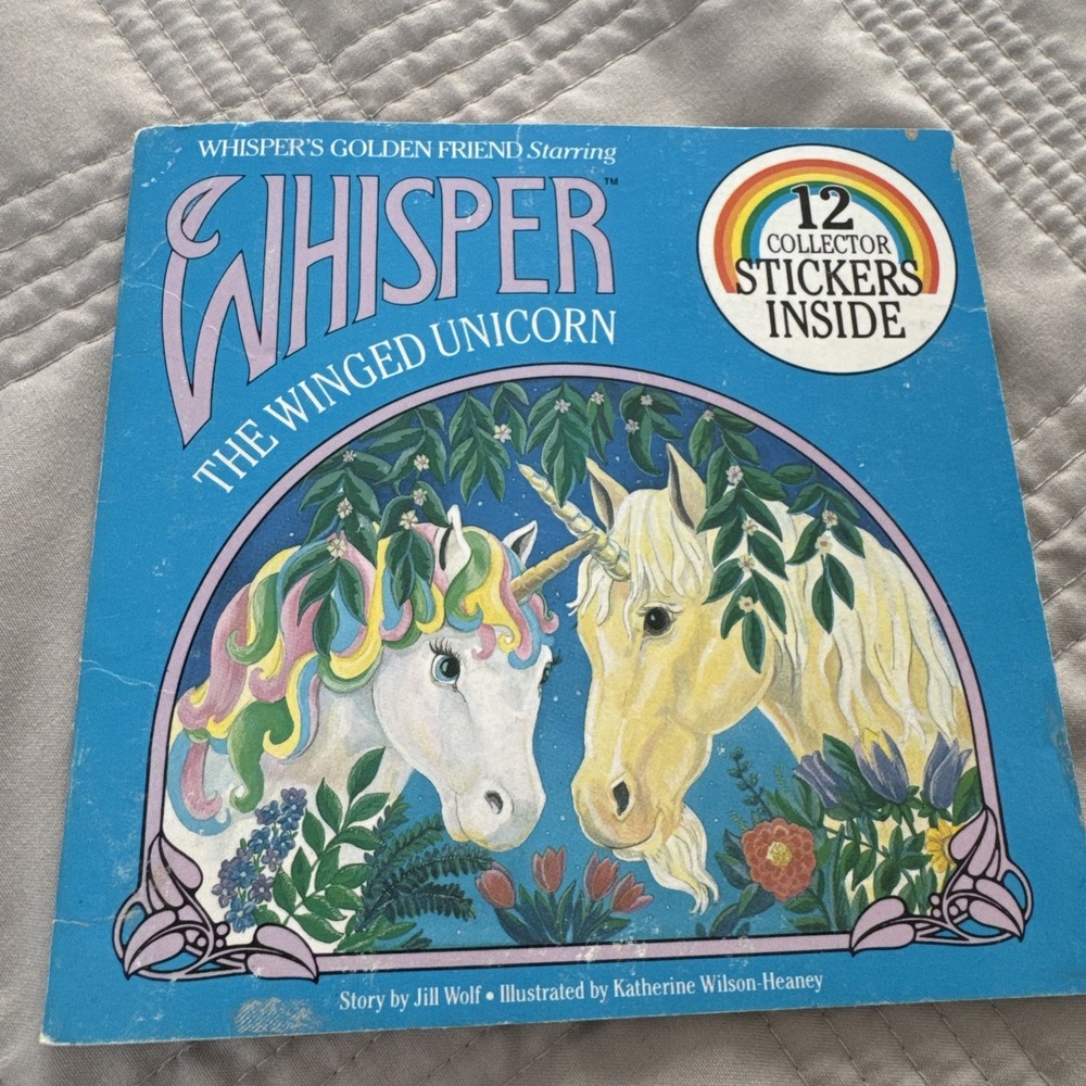 Whisper's Golden Friend Starring Whisper the Winged Unicorn Book By Jill Wolf